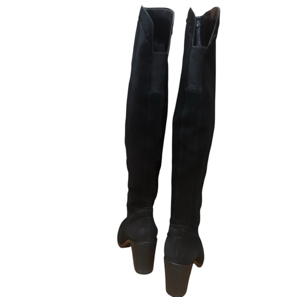 Vince Camuto Madolee womens Size 10 Over the Knee Boots Leather Suede western - Picture 6 of 16